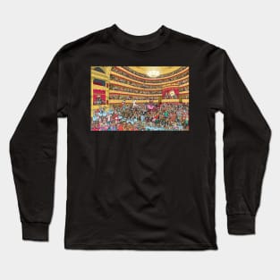 Where's The Elf? - Curtains Up! Long Sleeve T-Shirt